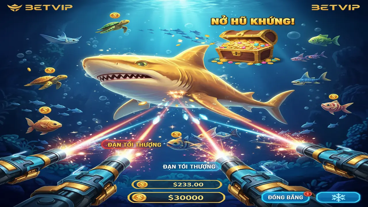 Bí kíp săn cá mập đại dương Betvip