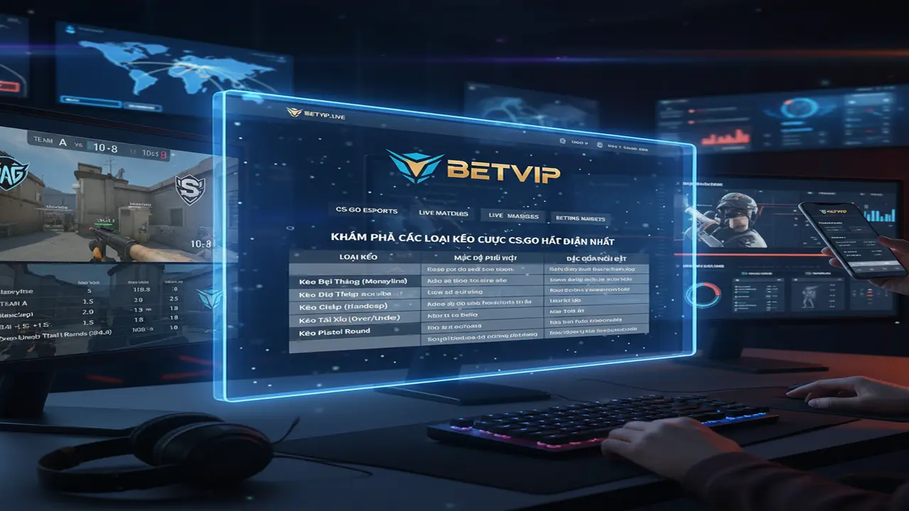 Kèo cược CS:GO phổ biến nhất Betvip