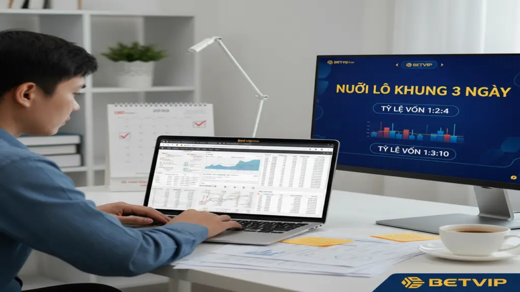 Bí kíp nuôi lô khung 3 ngày Betvip